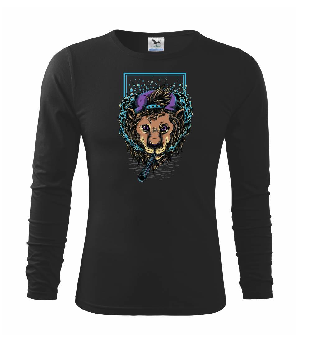 Grafické tričká - Bad Boy lev - Tričko detské Long Sleeve