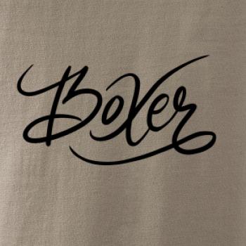 Boxer - nápis okrasný