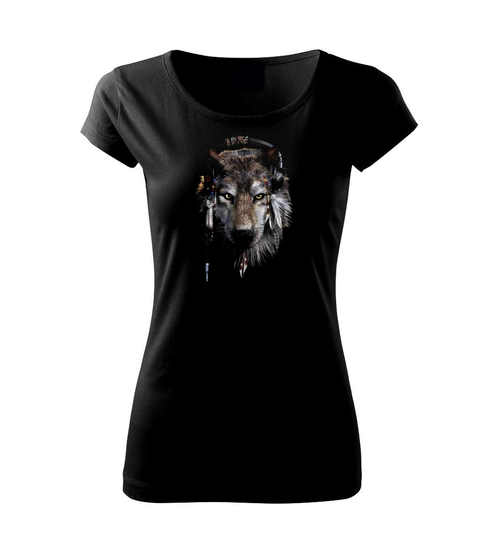 Vlk indián so slúchadlami Vlk indián so slúchadlami