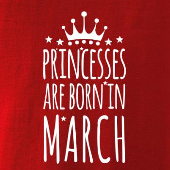 Princesses are born in March