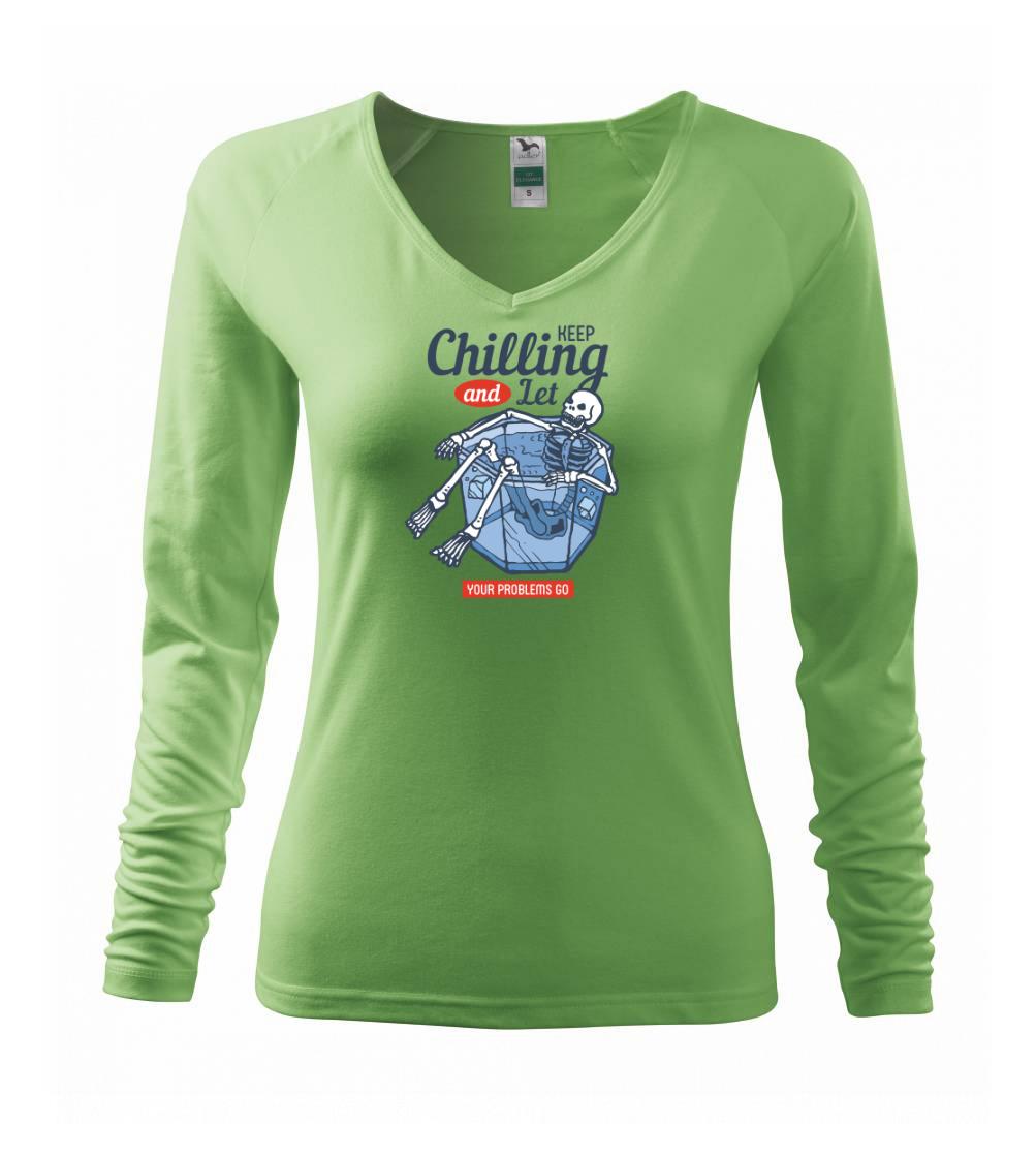 Keep chilling poháre - Tričko dámske Elegance