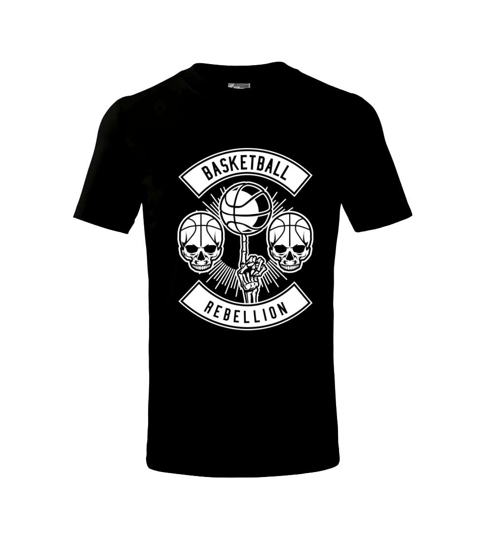 Basketbalová tričká - Basketball rebellion - Tričko detské bavlnené
