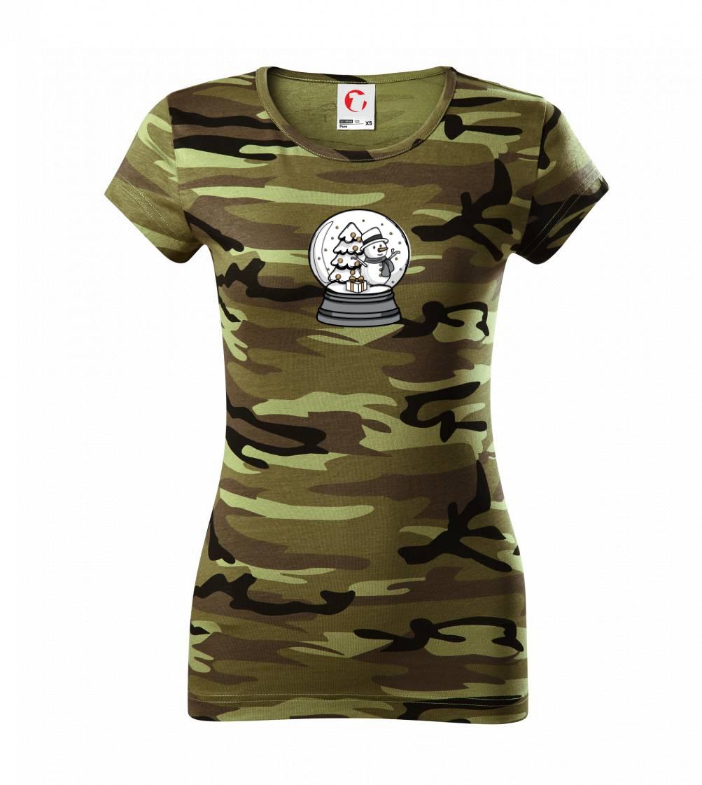 Sněhová koule se sněhulákem