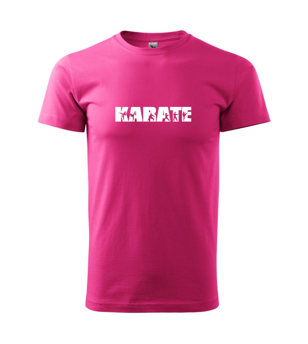Tričká Karate - Karate font - Klasické pánske tričko vyššej gramáže