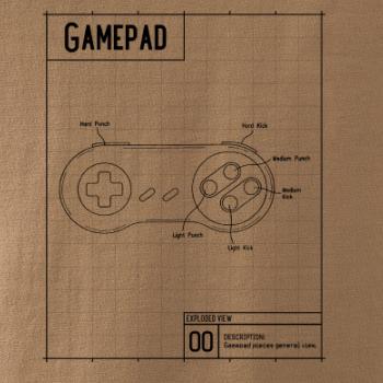 Nákres Gamepad jednoduchý Nákres Gamepad jednoduchý