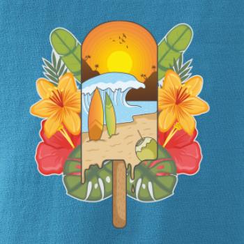 Leto, nanuk, more, pláž