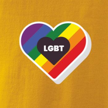LGBT srdce dúhové LGBT srdce dúhové