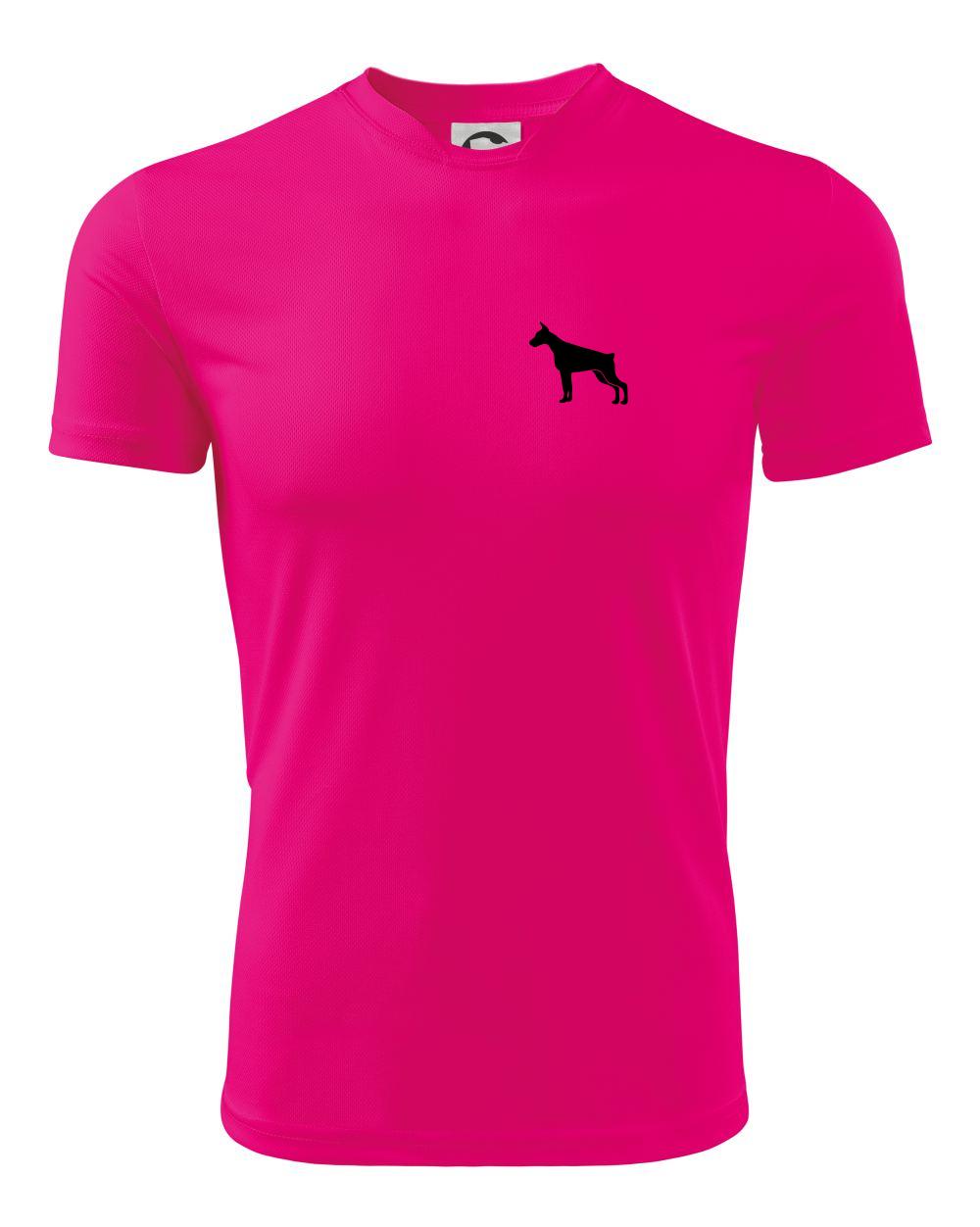 Ostatné psie plemená - Doberman ikona prsník - Detské tričko športové