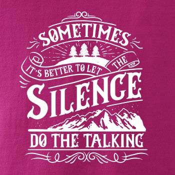 Nature talking about silence