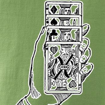 Poker ruka s kartami