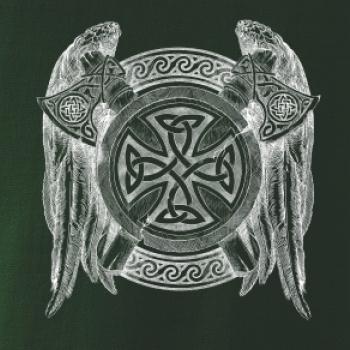 Keltský symbol a sekery Keltský symbol a sekery