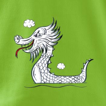 Dračia loď olejomaľba