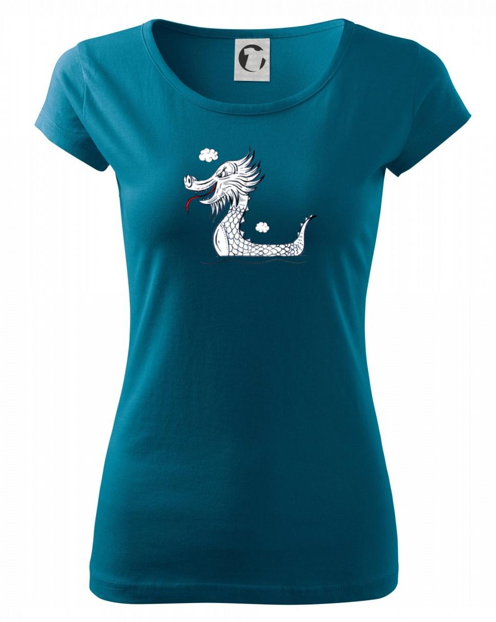 Dračí lodě olejomalba