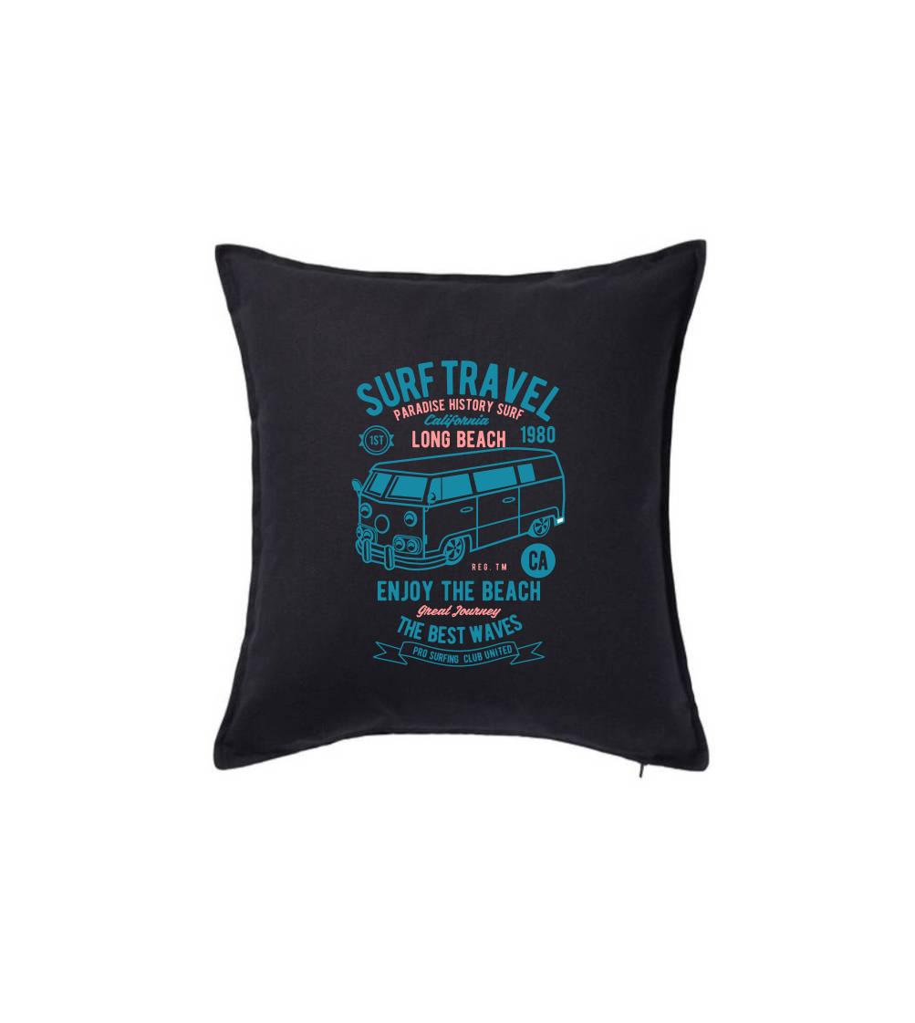 Surferske tričká - Surf Travel - Vankúš 50x50