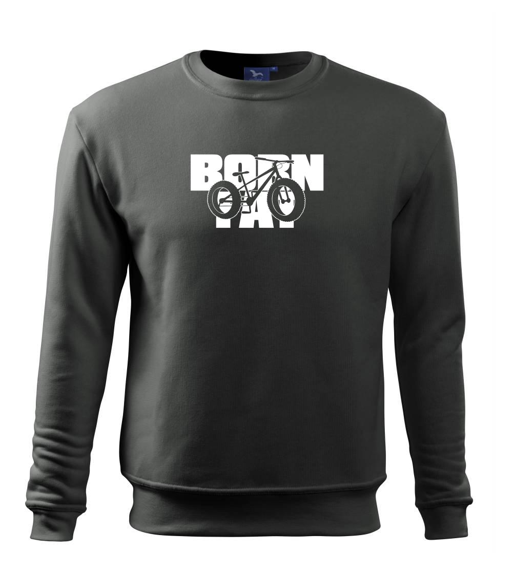 Tričko ako darček pre cyklistu - Born fat - Mikina Essential detská