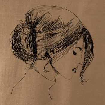 Ručne maľovaná žena Ručne maľovaná žena