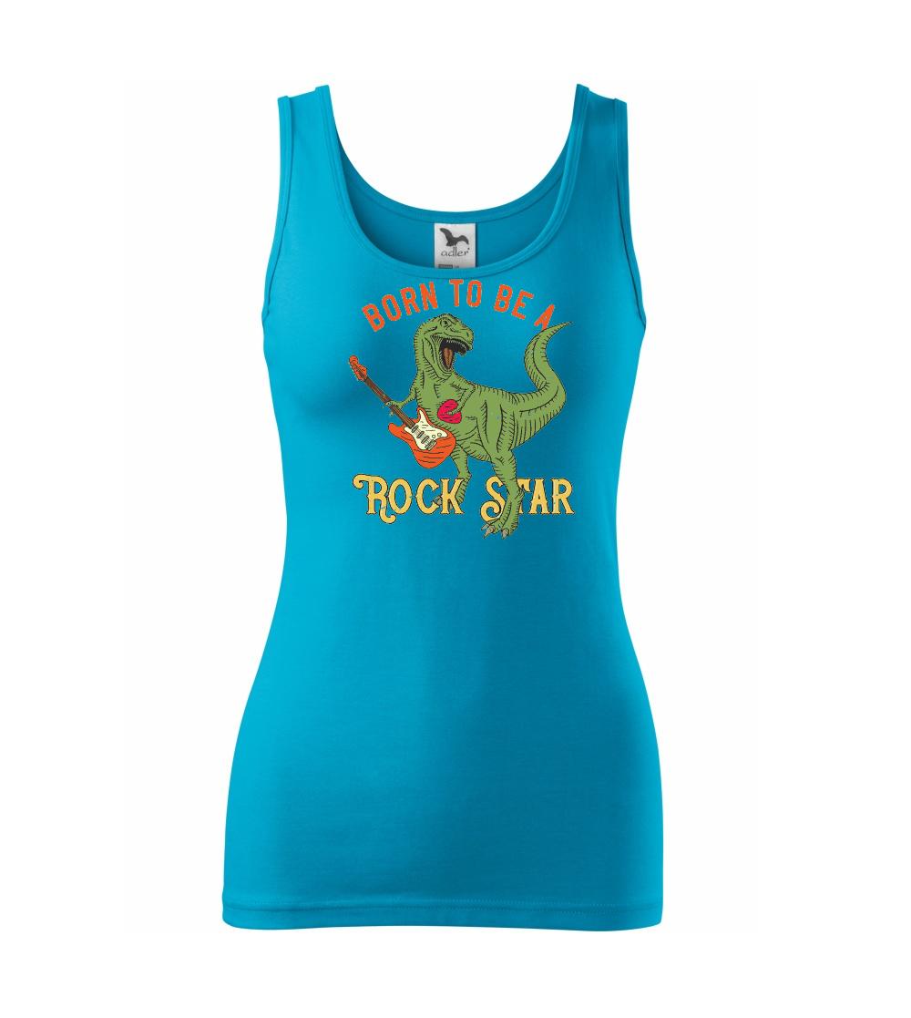 Hudobné tričká - Rockstar T-rex - Dámske tielko