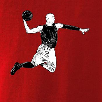 Basketbalista vo výskoku