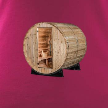 Vonkajšia sauna z boku