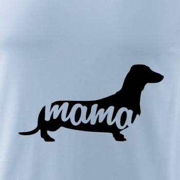 Jazvečík krátkosrstý mama obrys