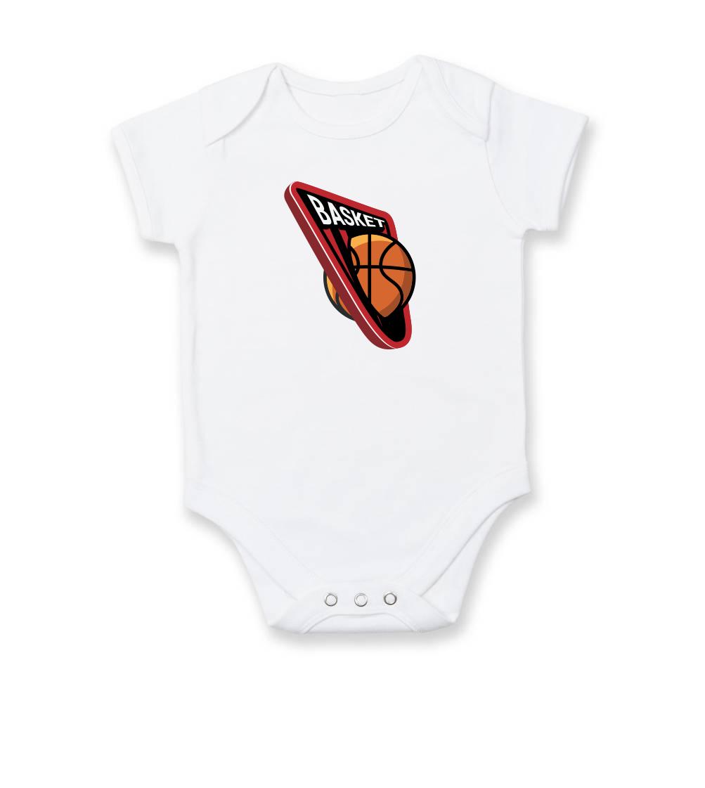 Basketbalová tričká - Basket logo - Body dojčenské s krátkym rukávom