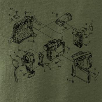 Nákres videokamera stará