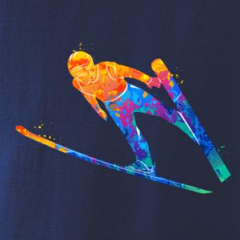 Skokan na lyžiach splash