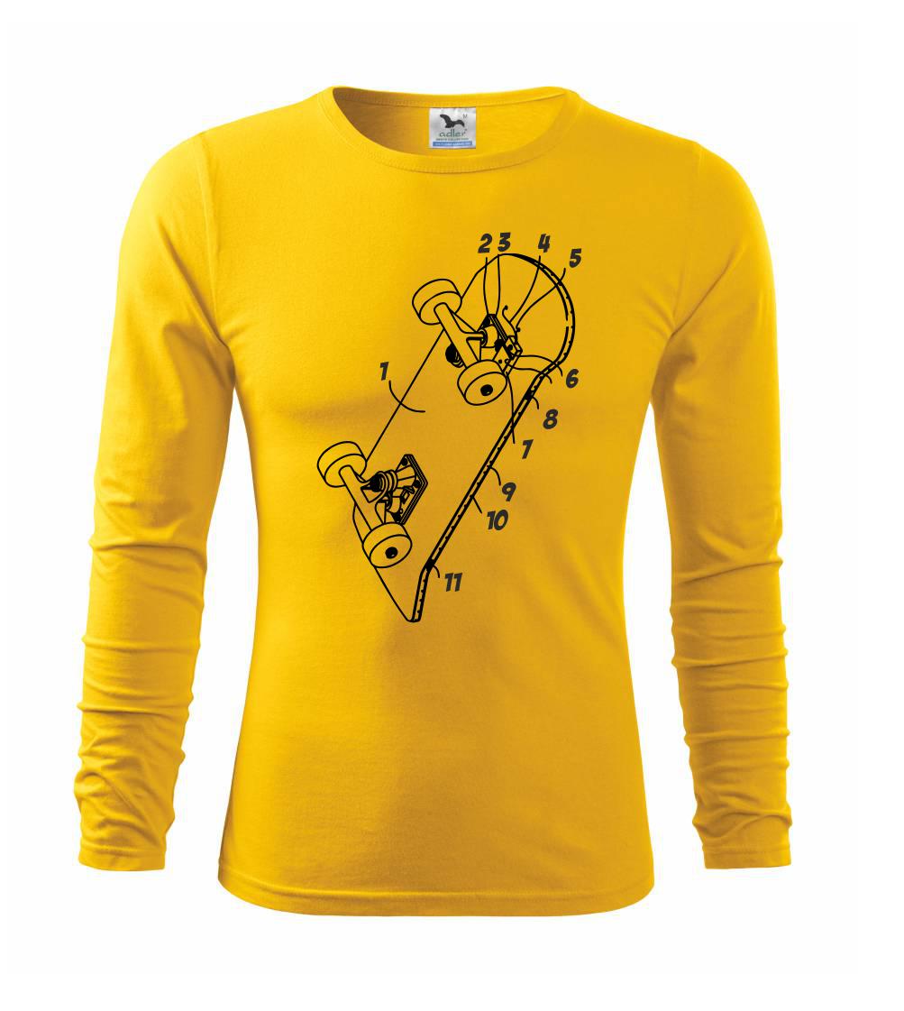 Skateboard nákres dosky Skateboard nákres dosky