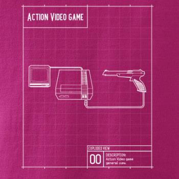 Nákres videohra so zbraňou Nákres videohra so zbraňou