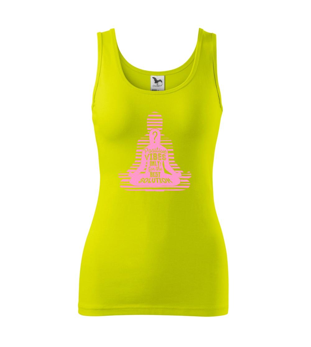 Joga - positive vibes only ružová