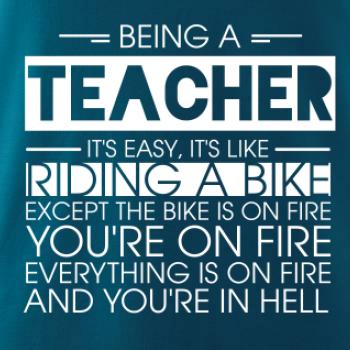 Being a teacher - bike