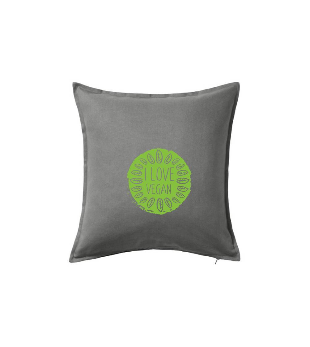 I love vegan v kruhu