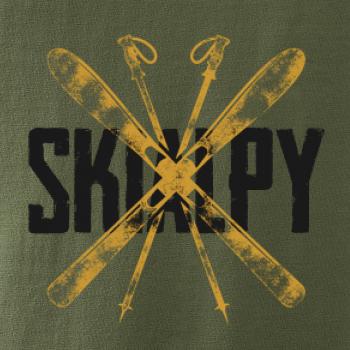 Skialpy nápis lyže Skialpy nápis lyže