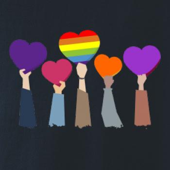 LGBT ruky srdce