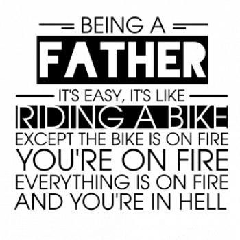 Being a father - bike