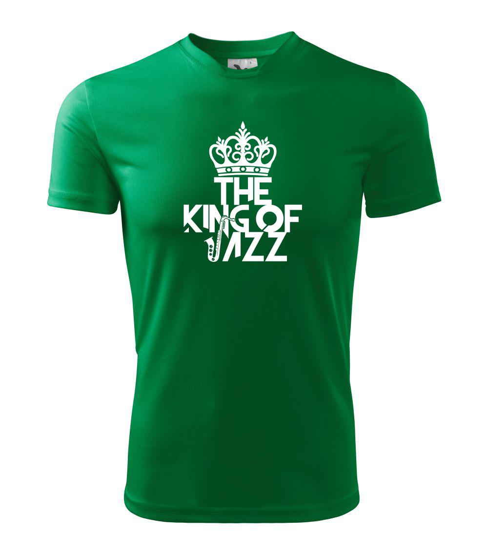 Hudobné tričká - King of Jazz - Pánske tričko Fantasy športové