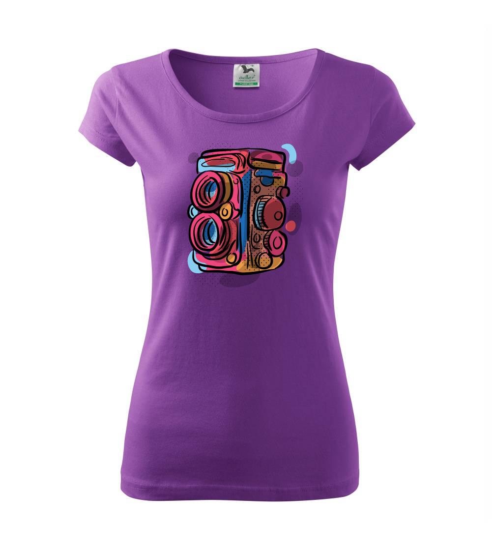 Foťák farebný - dve šošovky