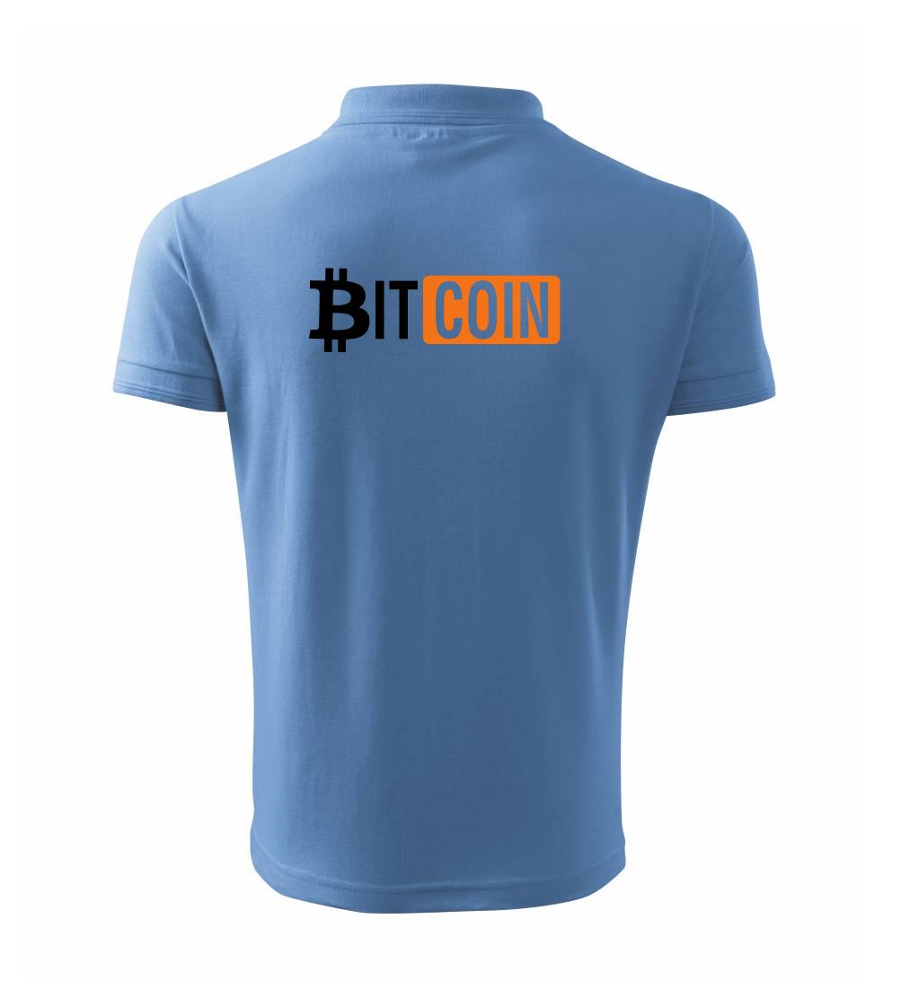 Bitcoin nápis Bitcoin nápis