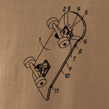 Skateboard nákres dosky Skateboard nákres dosky