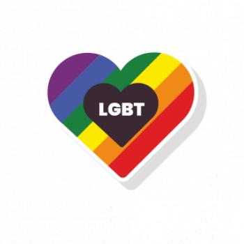 LGBT srdce dúhové