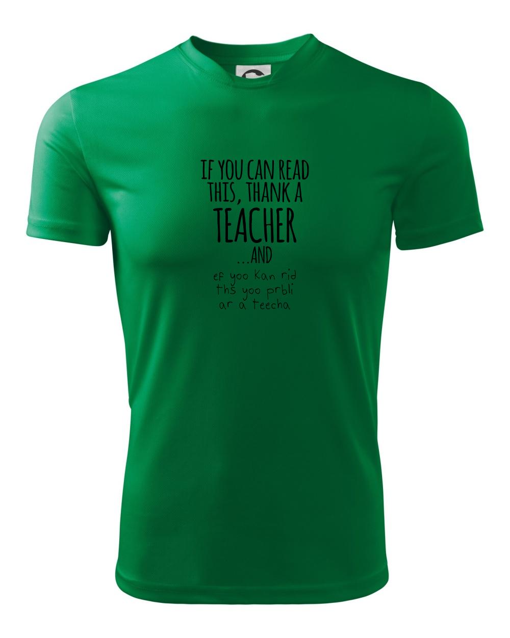 If you can read this - teacher