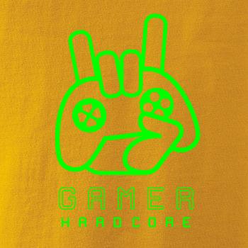 Hardcore gamer - ruka - zelená