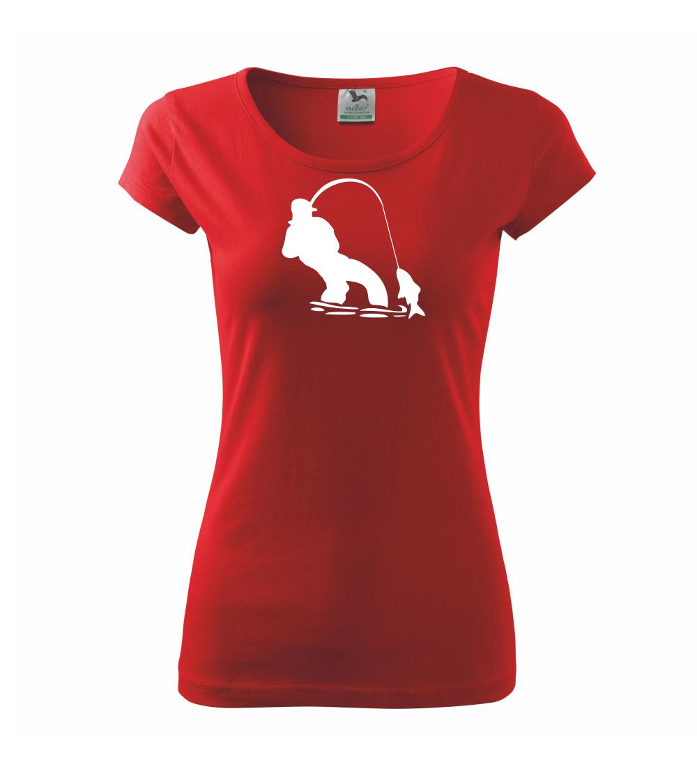 Rybár ťahajúce rybu Rybár ťahajúce rybu