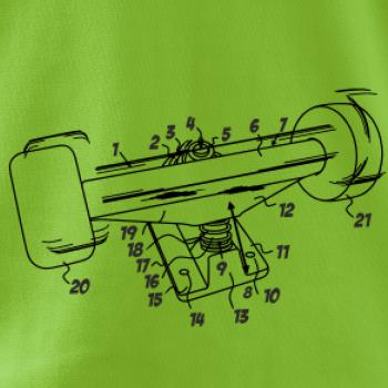 Skateboard nákres kolieska