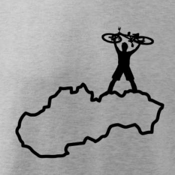 Mapa SK - cyklista na prsiach