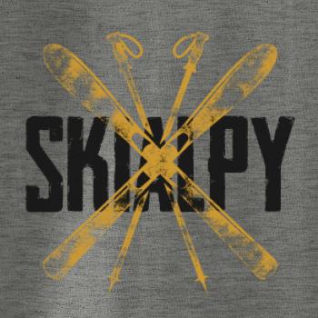 Skialpy nápis lyže