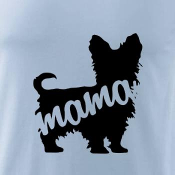 Yorkšírský teriér mama obrys