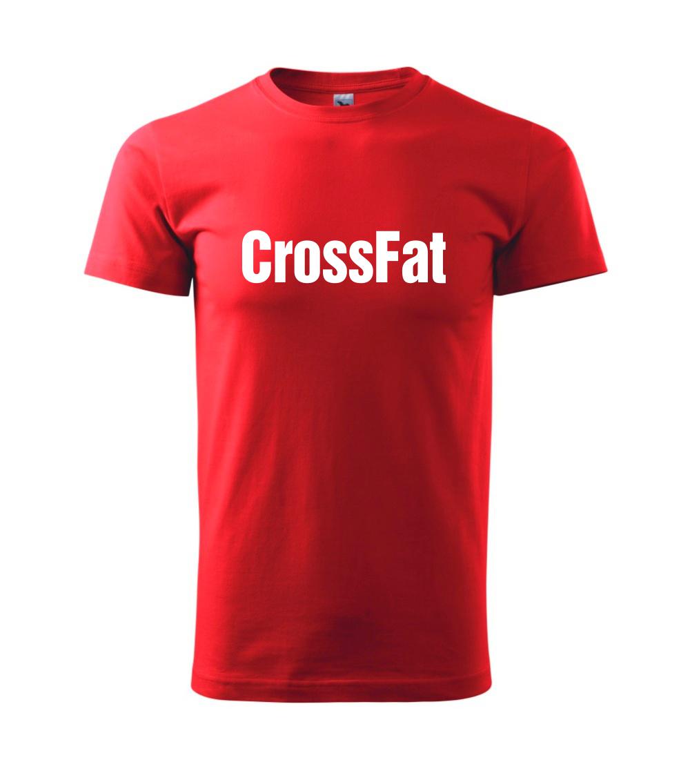 Posilňovani - CrossFat - Klasické pánske tričko vyššej gramáže