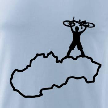 Mapa SK - cyklista na prsiach