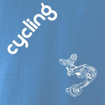 Cycling nápis šikmo